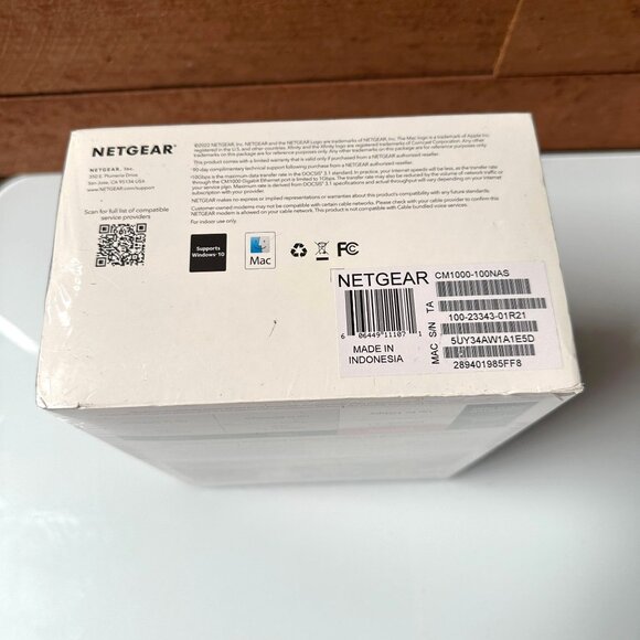 NETGEAR CM1000 DOCSIS 3.1 Ultra High Speed Cable Modem – Xfinity, Spectrum, Cox - Picture 12 of 13